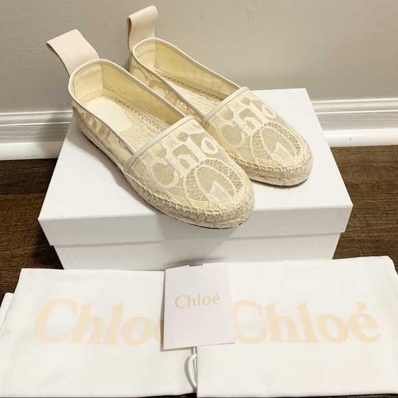 ✅SOLD✅NIB Chloe espadrilles 36 Mild Beige - Picture 2 of 5